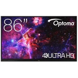 Optoma Creative Touch Serie 3 3863RK - Pantalla Interactiva 86" 4K IFPD, Google EDLA Certified, Android 14, 8GB RAM, Zero Bonding Touch, Blanco Incluido
